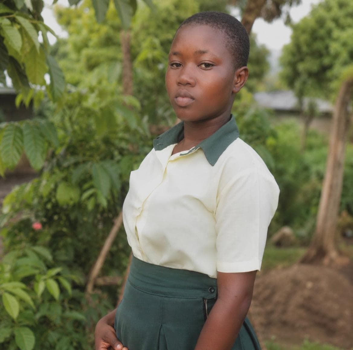 Brinish, estudiante apadrinado por Kua en Mbita, Kenia